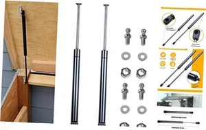 2 Pcs Gas Struts 20 Inch 60 lbs Prop Shock Lift Springs Rod Struts for Truck - Picture 1 of 8