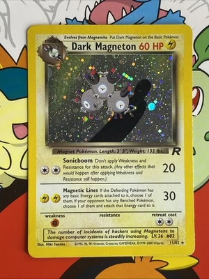 Dark Magneton Holo 11/82 Team Rocket MP-LP - Image 1 of 4