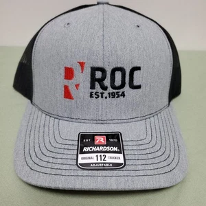 ROC Richardson 112 Snapback Trucker Hat, Gray & Black Mesh, Automotive, Fuel - Picture 1 of 8