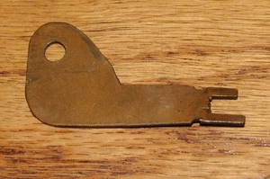 Vintage Light Switch Key for Button Less Wall Switches Electrical Locksmith Old* - Picture 1 of 10