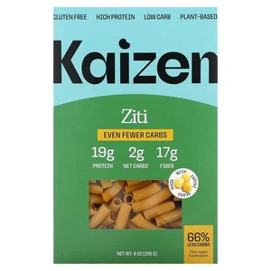 Ziti, Gluten Free, High Protein, Low Carb, Plant-Based, Even Fewer Carbs, 8 oz - Picture 1 of 2