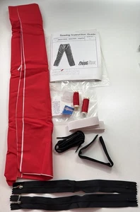 Vintage Frostline Sewing Kit WEATHER BEATER PANTS PreCut Fabric Kit - RED Medium - Picture 1 of 11
