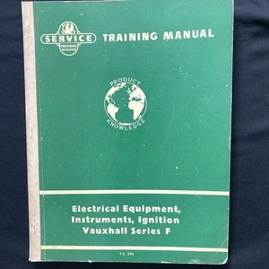 2 Vauxhall Series F Service Training Manuals - Body, Electrical 1958 Copyright - Bild 1 von 4
