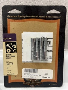 Harley-Davidson Chrome Front Fender Hardware 1991-2017 Softail 94415-05 - Bild 1 von 7