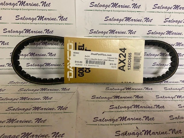 Dayco #AX24 GOLD LABEL COG-BELT 13XC665 - Image 1 of 1