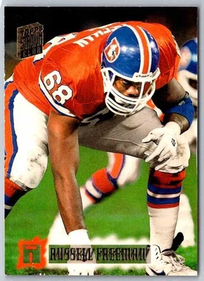 1994 Topps Stadium Club Football Russell Freeman #527  Football Card - Image 1 of 2