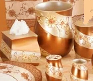 Neu Selten Vintage Popular Bath Veronica Collection 9 PC Badezimmer Set - Bild 1 von 9