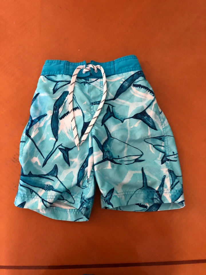 Pantalones Cortos de Natación Tiburón Blanco y Azul Océano Place para Niños Talla 5-6 Foto 1 de 4