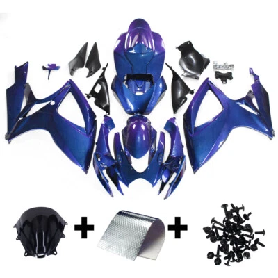 Injection Fairing Kit for 2006 2007 Suzuki GSXR600 GSXR750 K6 Plastic Bodywork - Image 1 of 4