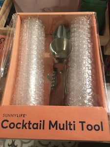 Sunnylife Sunny Life Cocktail Bar Stainless Steel Brand New Multi-Tool NIB - Picture 1 of 1