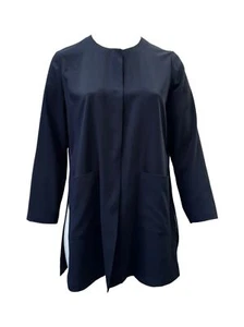Marina Rinaldi Women's Navy Fabriano Open Front Jacket Size 16W/25 NWT - Picture 1 of 3