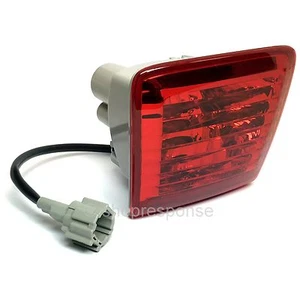 JDM Nissan 09-18 370Z FairladyZ Z34 Rear Bumper Red Fog Light Lamp Genuine JAPAN - Foto 1 di 2