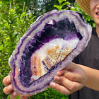 2,16 lb naturel magnifique cristal de fluorite arc-en-ciel spécimens pierre brute cure 223