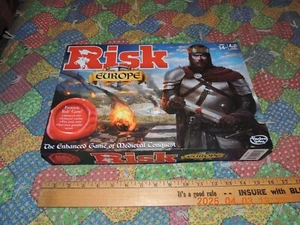 Risk Europe The Enhanced Game Of Medieval Conquest Hasbro Board Game Complete - Picture 1 of 4