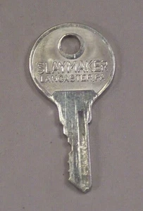 Vintage Slaymaker Padlock Key # E623 Aluminum - Picture 1 of 2