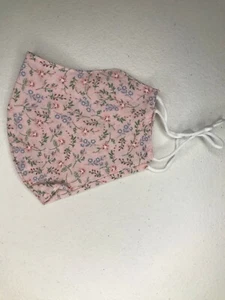 100% Cotton Floral Printed Fabric Reversible Reusable Washable Face Mask Adult - Picture 1 of 50