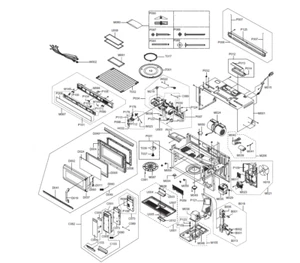 Motore giradischi USATO #DE31-10172A di Samsung & Maytag SMH7178STD microonde - Foto 1 di 6