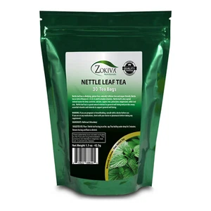 Nettle Leaf Tea Bags (30) Premium Quality, Caffeine-free Herbal Leaf Tea Bags - Picture 1 of 9