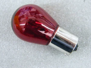 Glühlampe 12 V Volt 21 W Watt rot Sockel BA15s Glühlampe Birne Lampe - Bild 1 von 1