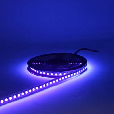UV led strip light 395-405nm 5050 60/120led/m Flexible blacklight string 12/24V - Image 1 of 4