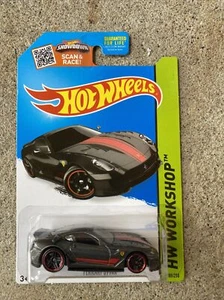 HOT WHEELS FERRARI 599XX GRIS PLATA HW TALLER BONITO 2015 - Imagen 1 de 9