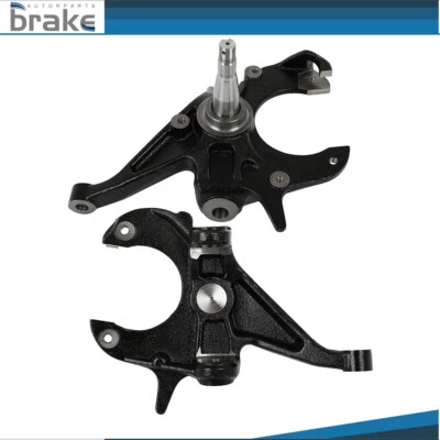 Pair 2" Drop Lowering Spindles For 82-04 Chevy S10/GMC Sonoma/GMC S15 Pickup 2WD - Image 1 of 4