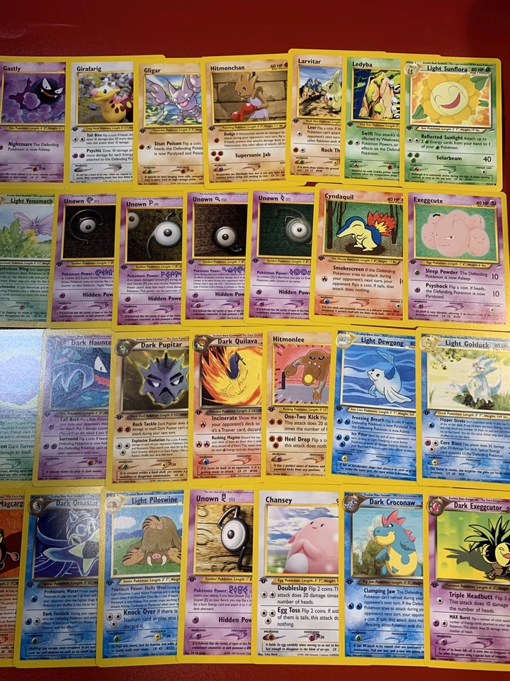 Pokemon Neo Destiny 1ª Edición - ¡Elige tu carta! WoTC 2002 vintage casi nuevo/lp Foto 1 de 4