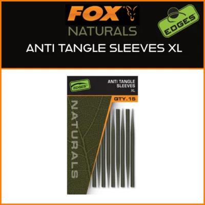 FOX EDGES NATURALS RANGE - ANTI TANGLE SLEEVES XL  | CARP FISHING CAC835 - Image 1 of 2