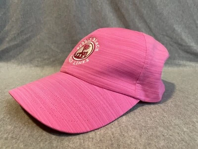 Adidas Pebble Beach Gold Links OSFW Women's Wild Pink Adjustable Cap Hat NWT - Image 1 of 4