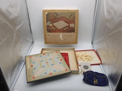 Vintage 1966 Scrabble Deluxe Edition  - Image 1 of 4