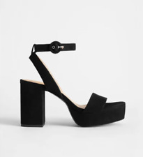 & Other Stories platform block heel suede sandals - size 40 / 7 - Brand new