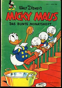 Micky Maus --1952 -- Nr. 3 --März -- Nachdruck -- Beilage 1988/51-- - Picture 1 of 1
