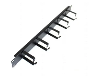Jumper 5 Ring Tidy Bar 19" Cable Management Data Network Lan Cabinet Rack - Picture 1 of 6