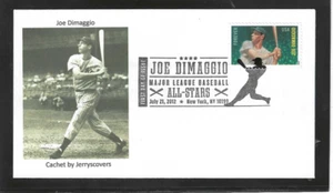 BASEBALL JOE DIMAGGIO FDC 2012 NEW YORK, NY JERRY'S COVERS 1 of 1 - Picture 1 of 1