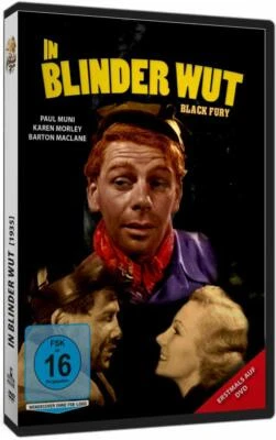 IN BLINDER WUT - BLACK FURY Karen Morley PAUL MUNI DVD Neu - Bild 1 von 2