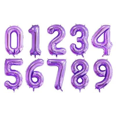 16" 40" Number Balloon 2025 Prom Foil Balloons New Year Eve Grad Float Helium US - Image 1 of 4