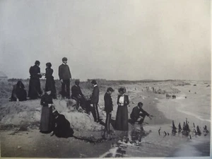 Spiaggia di Old Point Hampton University Virginia afroamericana Frances Johnsto - Foto 1 di 2