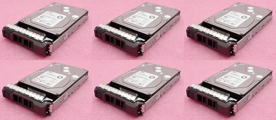 6x Dell 1TB 7.2K 3.5'' SAS 6G LFF Hard Drive HDD 0GPP3G GPP3G Toshiba MG03SCA100 - Image 1 of 4