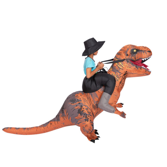 Fantasia Dinossauro Esqueleto Infantil de Halloween