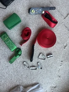 Slackline Kit Balance Rope Training Line w/ Carry Bag Zipline Kit - Picture 1 of 8