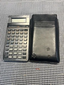Vintage Texas Instruments TI-60 wissenschaftlicher programmierbarer Taschenrechner mit Etui USA - Bild 1 von 3