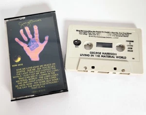 George Harrison Cassette Tape 1973 Living in the Material World Apple Records - Picture 1 of 5