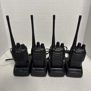 2x Sets of Arcshell AR-5 Two-Way Walkie Talkies w/ Chargers Tested Working - Picture 1 of 3