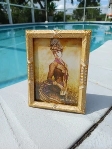 Marco de fotos TIZO bronce cobre vidrio pedrería nuevo hermoso elegante.  - Imagen 1 de 17