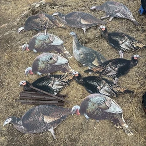 OUTLAW DECOY TURKEY SILO SILHOUETTE x12 MADE IN USA 🇺🇸 - Picture 1 of 7
