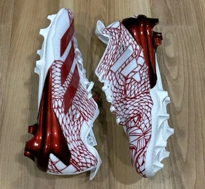 adidas Mens 11 ADIZERO ELECTRIC  Football Cleats Team Red/White IH8571 New - Picture 1 of 5