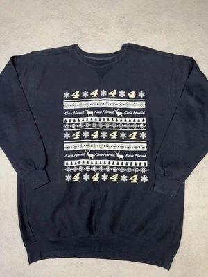 NASCAR Kevin Harvick Stewart-Haas Racing Azul Marino Vacaciones Cuello Redondo Sudadera Talla XL Foto 1 de 4