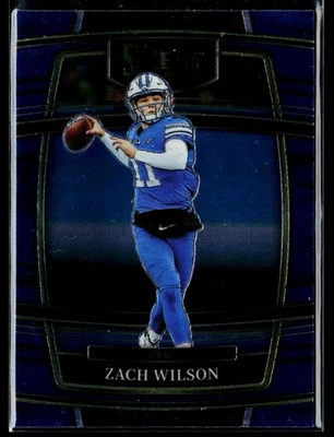 2022 Panini Select Draft Picks #41 Zach Wilson Blue (Retail Base) - Image 1 of 2