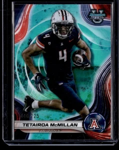 2024 Bowman University Best #30 Tetairoa McMillan Aqua Refractor #/225 - Picture 1 of 2
