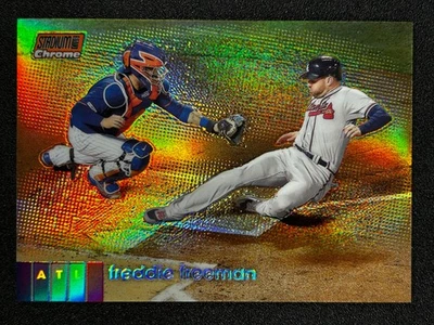 Freddie Freeman 2020 Topps Stadium Club Orange Chrome Refractor /99 #173 DODGERS - Image 1 of 2